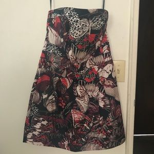 French Connection strapless dress with pockets